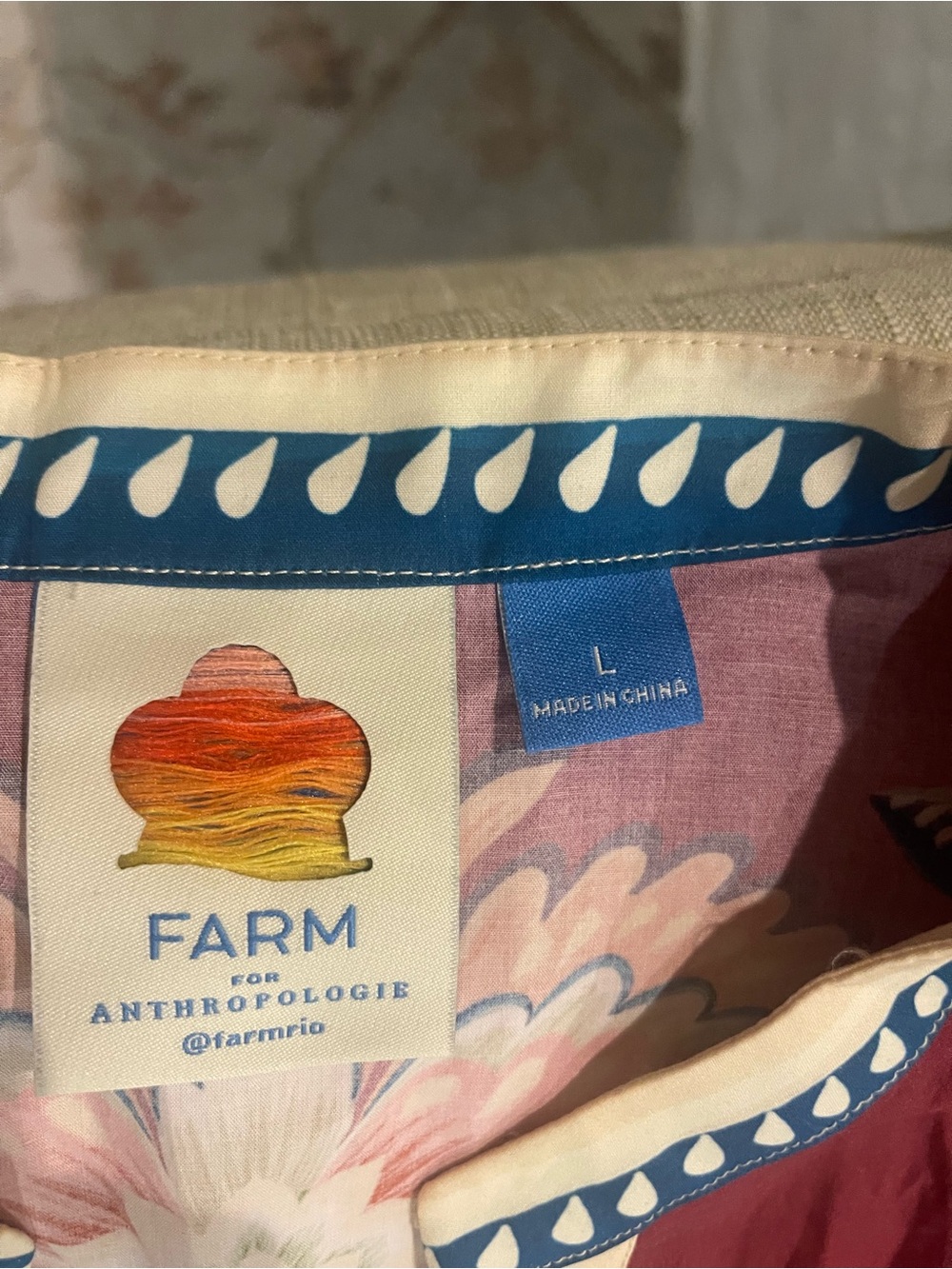 Sold Out NWOT Farm Rio for Anthropologie Sleeveless Mini Dress Large - Picture 9 of 9